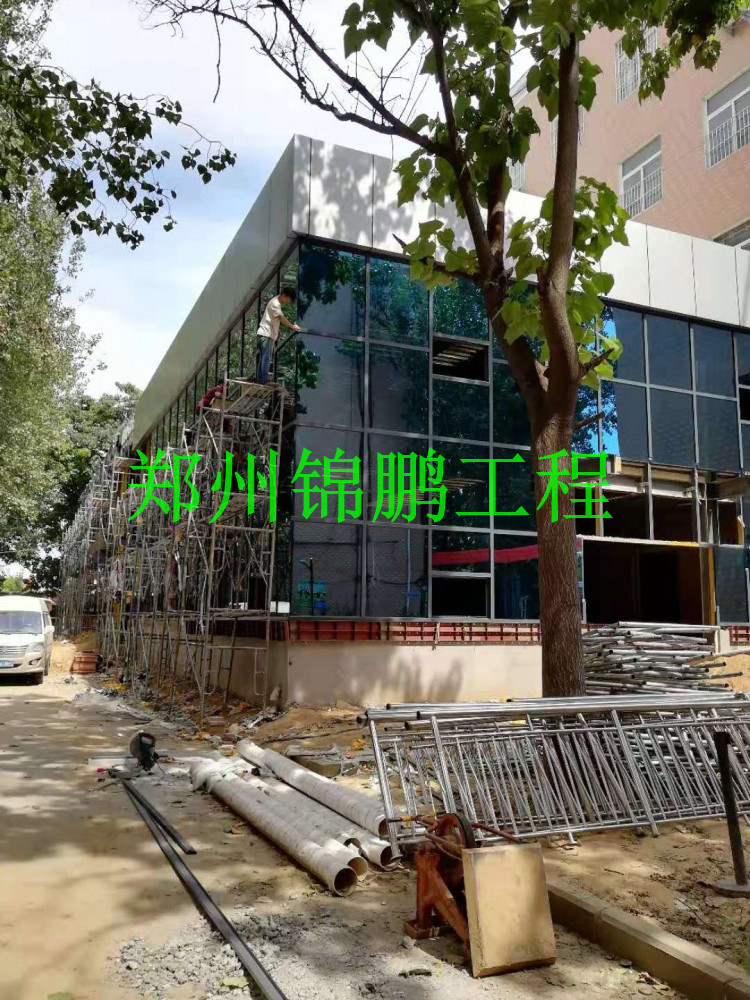 中原領航學校餐廳鋼結構幕墻